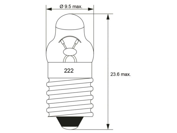 goobay Taschenlampenbirne Spitzlinse