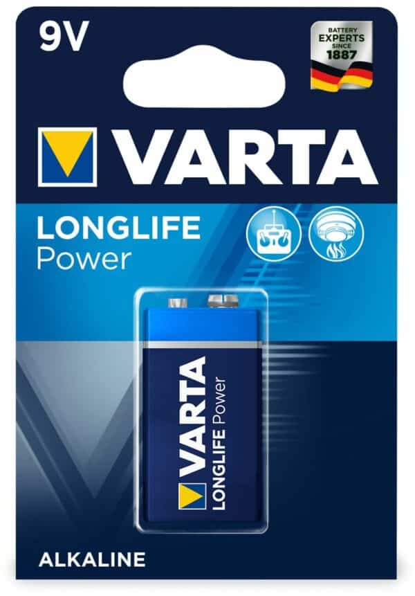 VARTA 9V-Blockbatterie