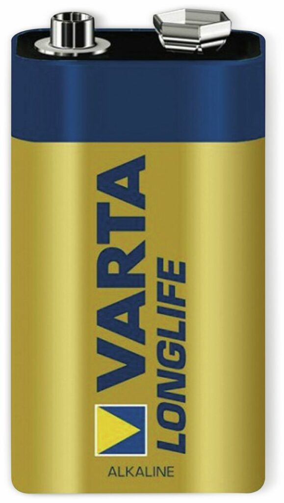 VARTA 9V-Blockbatterie LONGLIFE