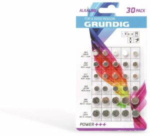 Grundig Knopfzellen-Set 30 Stück