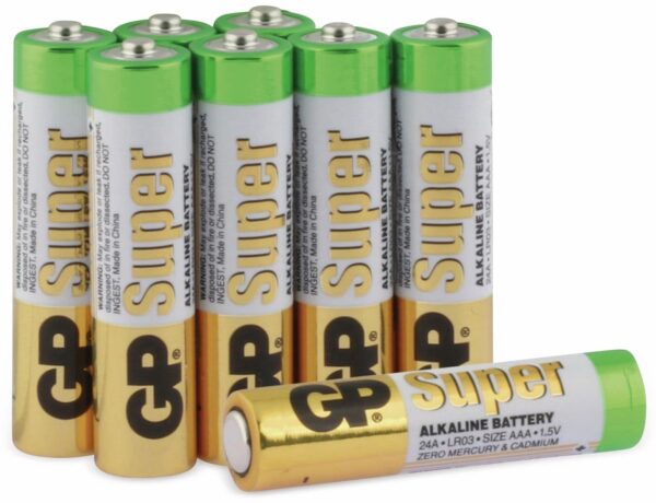 GP Micro-Batterie-Set SUPER Alkaline 8 Stück