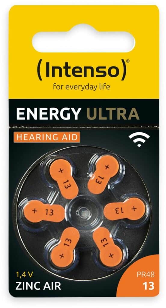 Intenso Hörgeräte-Batterie Energy Ultra A 13