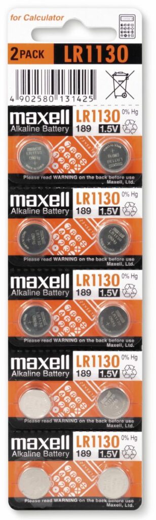 maxell Knopfzelle LR1130/AG10