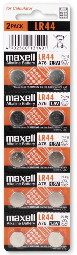 maxell Knopfzelle LR44/AG13