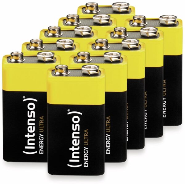 Intenso 10er-Set 9V-Blockbatterie Energy Ultra