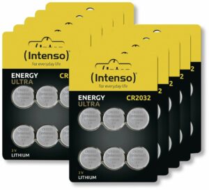 Intenso 60er Lithium-Knopfzellen-Set CR2032