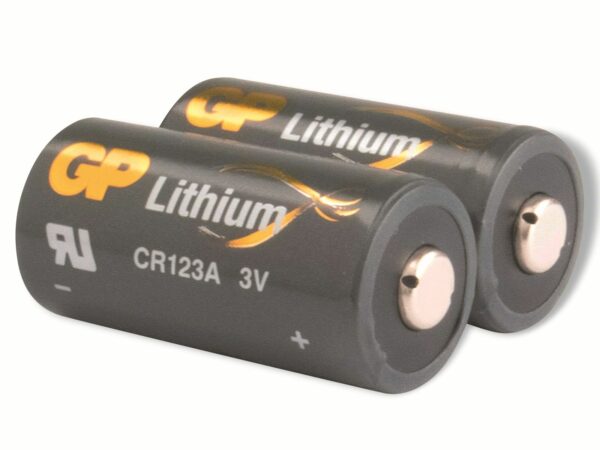 GP Lithium-Batterie CR123A 2 Stück