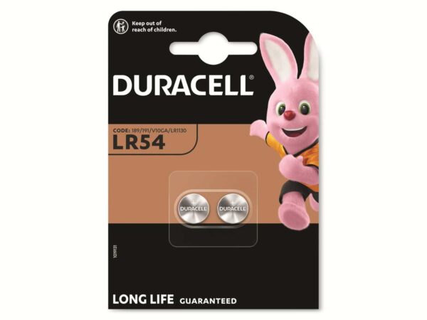 DURACELL Alkaline-Knopfzelle LR54