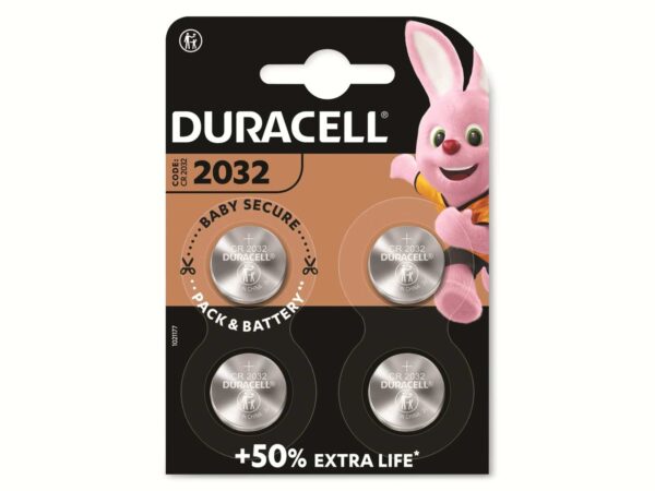 DURACELL Lithium-Knopfzelle CR2032