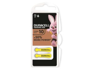 DURACELL Zinc Air-Knopfzelle Typ 10