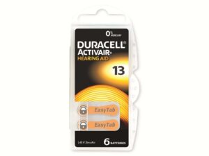 DURACELL Zinc Air-Knopfzelle Typ 13