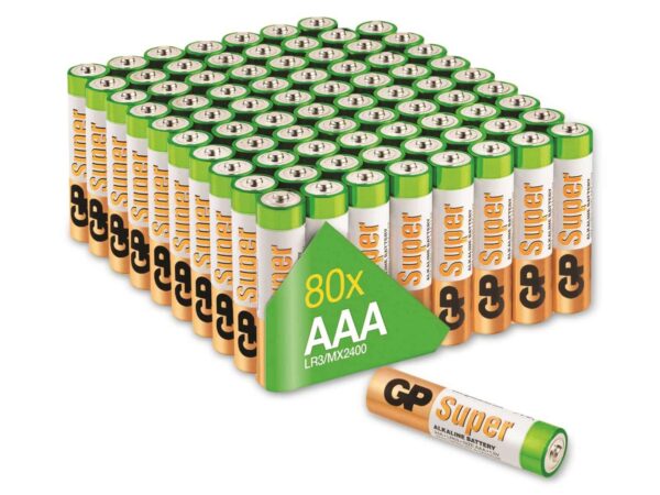 GP Super Alkaline-Micro-Batterie LR03