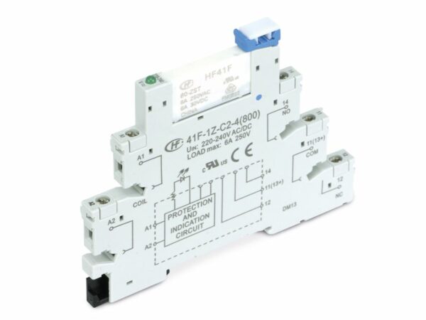 HONGFA Relaisbaustein 41F-1Z-C2-4 & HF41F/60-ZS