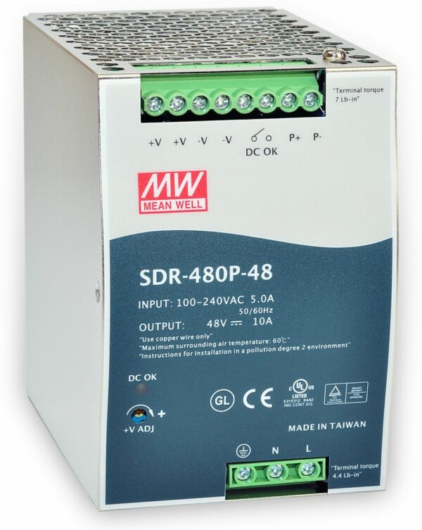 MEANWELL Schaltnetzteil SDR-480-24