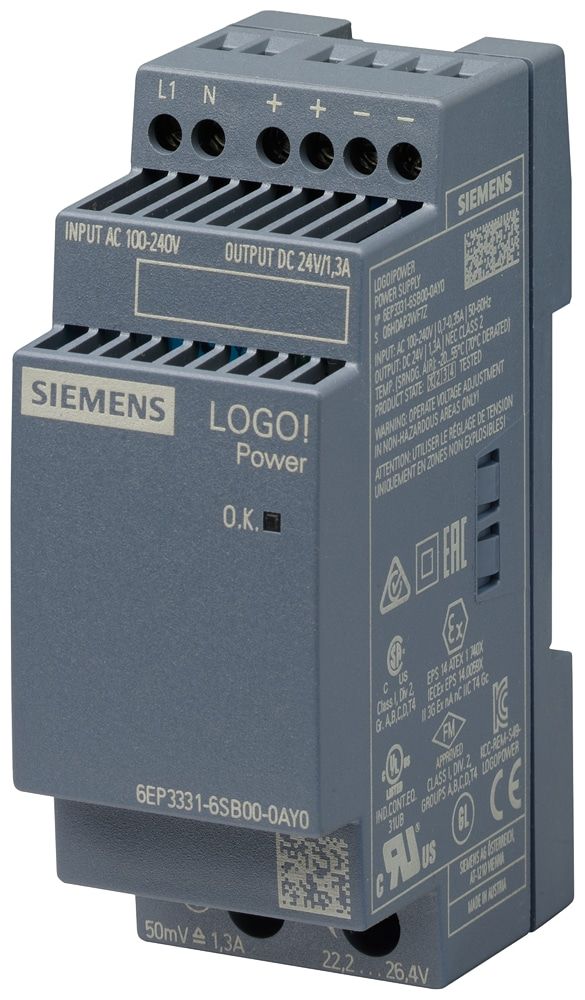 Siemens Stromversorgung LOGO! Power DC 24 V/1