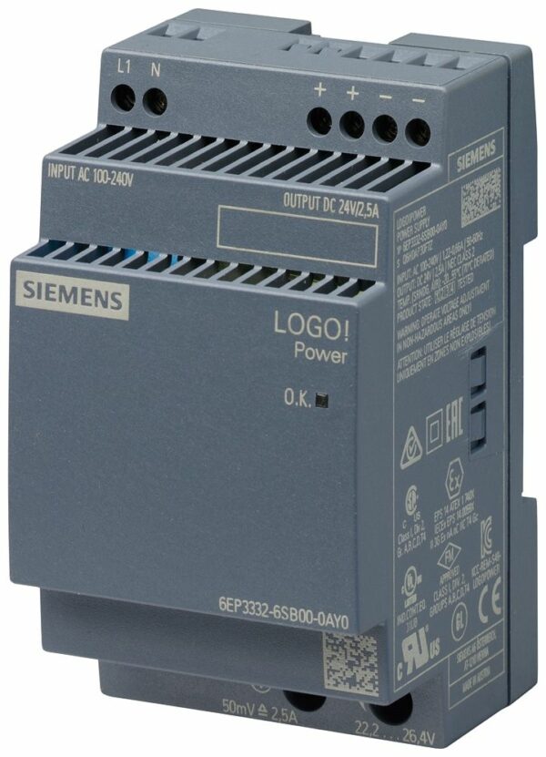 Siemens Stromversorgung LOGO! Power DC 24 V/2