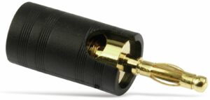 Dynavox Bananenstecker schwarz