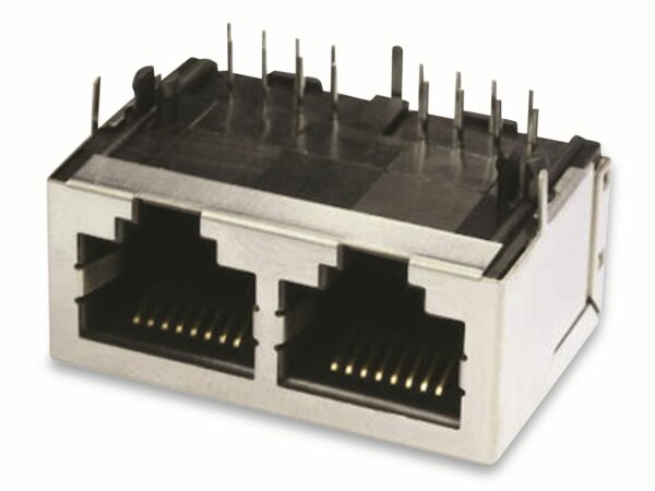 econ connect Modular-Einbaubuchse Multiport 2 x RJ45 geschirmt