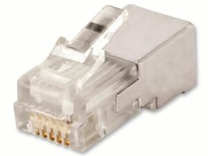 econ connect Modular-Stecker 6P6C für Rundkabel geschirmt