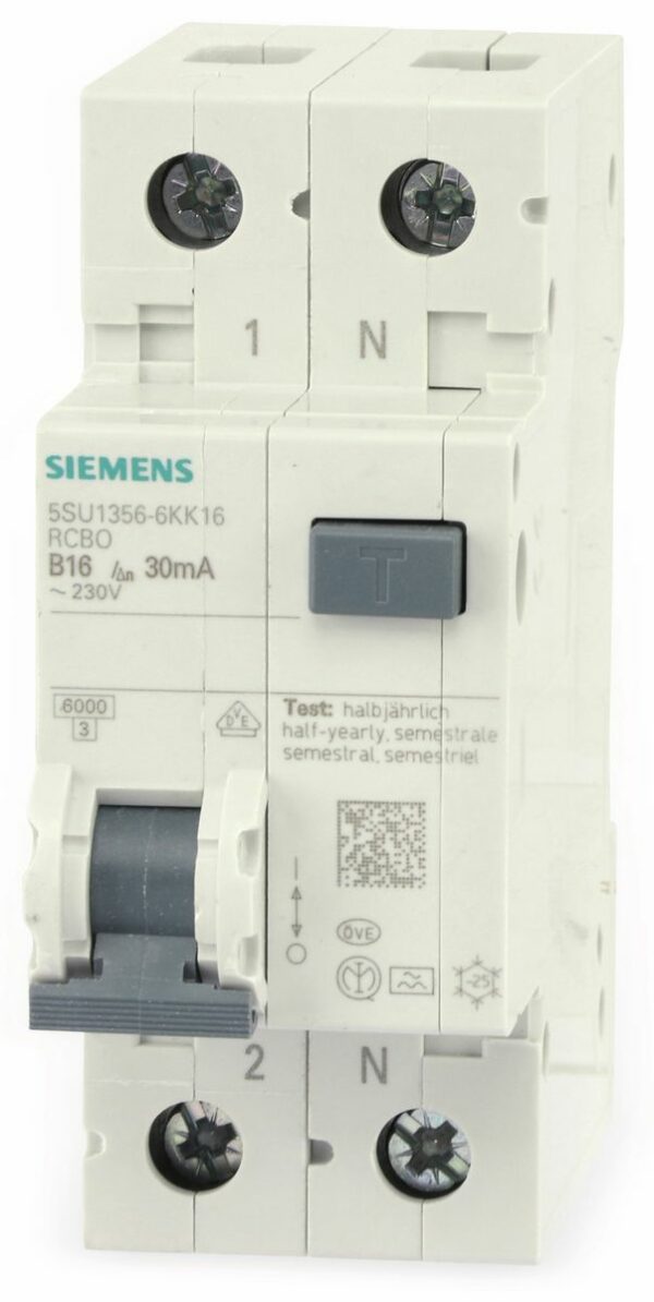 Siemens Fehlerstrom-Schutzschalter 5SU1356-6KK16