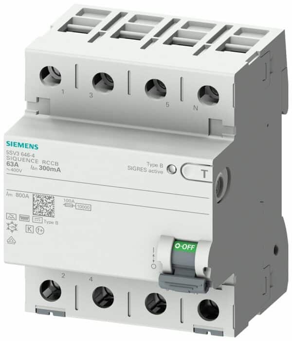 Siemens Fehlerstrom-Schutzschalter 5SV3346-4