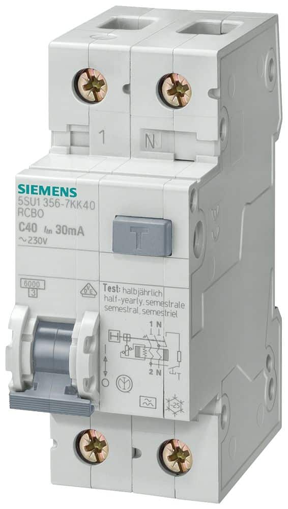 Siemens Fehlerstrom-/Leitungsschutzschalter 5SU1356-7KK10