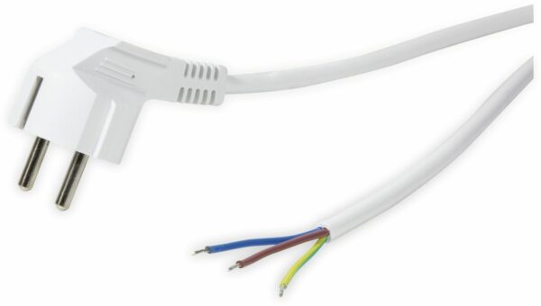 LogiLink Netzkabel mit 90° Schutzkontaktstecker CP136