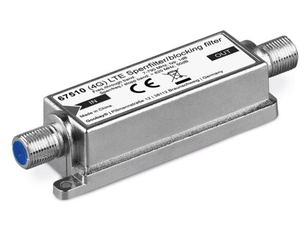 goobay LTE(4G)-Sperrfilter für DVB-T