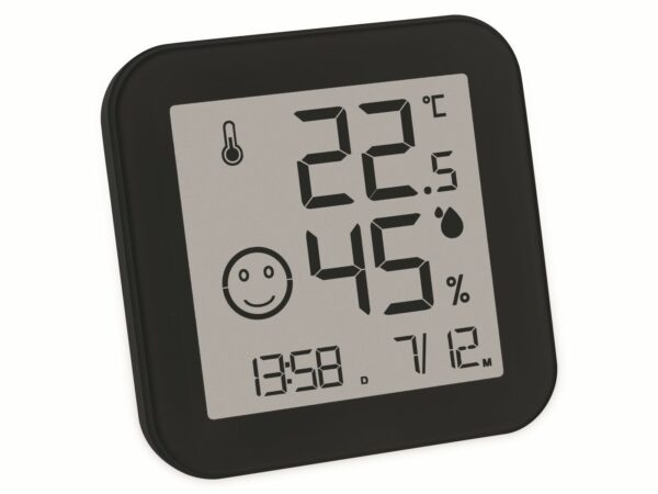 TFA Digitales Thermo-Hygrometer Black&White