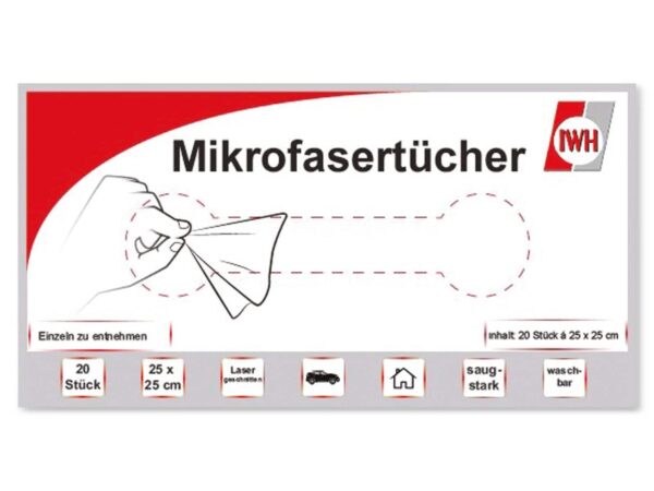 IWH Mikrofasertücher in der Box