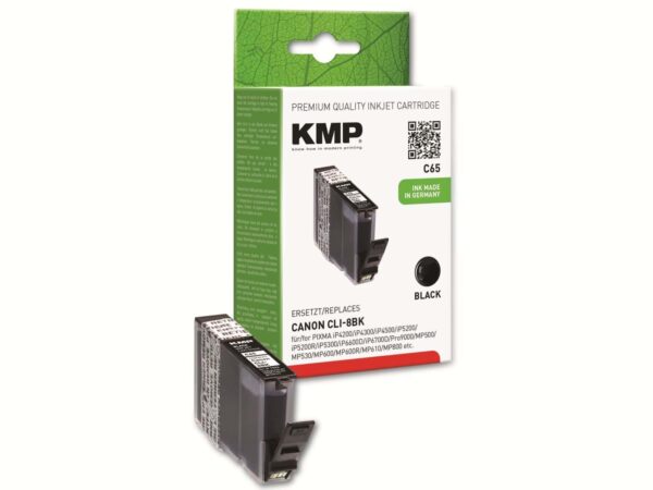 KMP Tintenpatrone kompatibel für Canon CLI-8BK