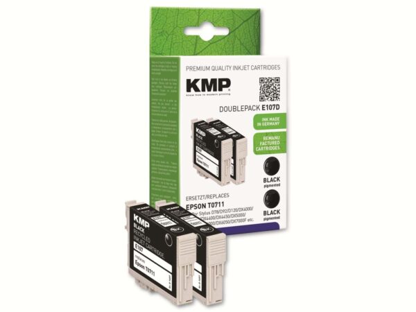 KMP Tintenpatronen-Set kompatibel für Epson T0711