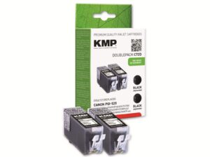 KMP Tintenpatronen-Set kompatibel für Canon 2x PGI-520