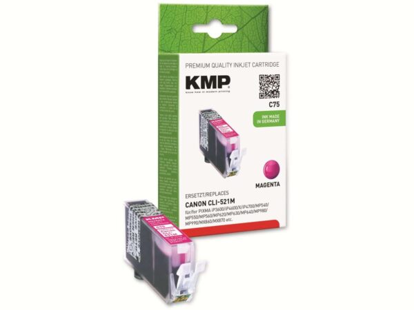 KMP Tintenpatrone kompatibel für Canon CLI-521M