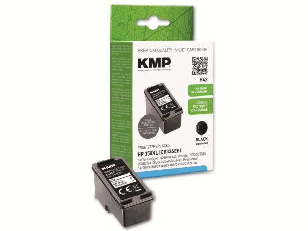 KMP Tintenpatrone kompatibel für HP 350XL (CB336EE)