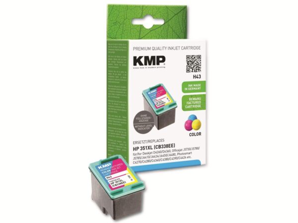 KMP Tintenpatrone kompatibel für HP 351XL (CB338EE)