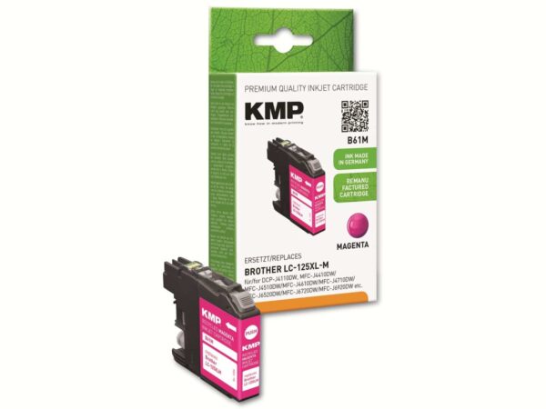 KMP Tintenpatrone kompatibel zu Brother LC-125XLM