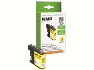 KMP Tintenpatrone kompatibel zu Brother LC-125XLY