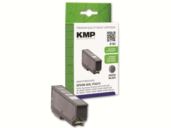 KMP Tintenpatrone kompatibel für Epson 26XL (T2631)