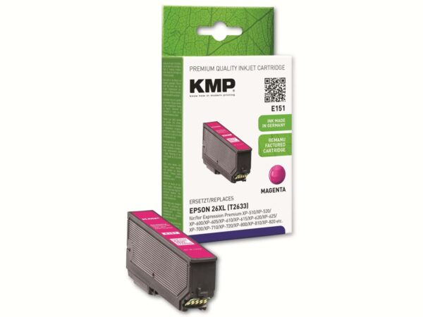 KMP Tintenpatrone kompatibel für Epson 26XL (T2633)