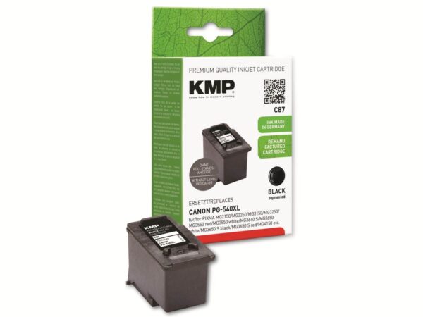 KMP Tintenpatrone kompatibel für Canon PG-540XL