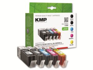 KMP Tintenpatronen-Set kompatibel zu Canon PGI-550PGBK XL