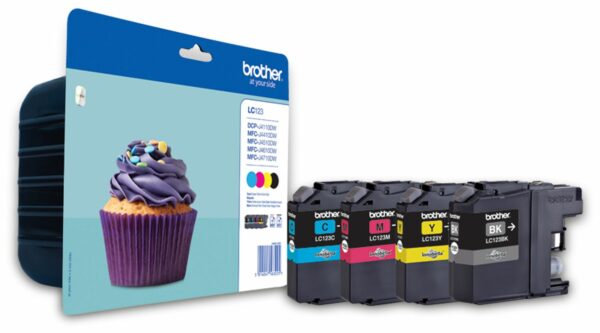 Brother Tinten-Multipack LC-123 (4er Set)