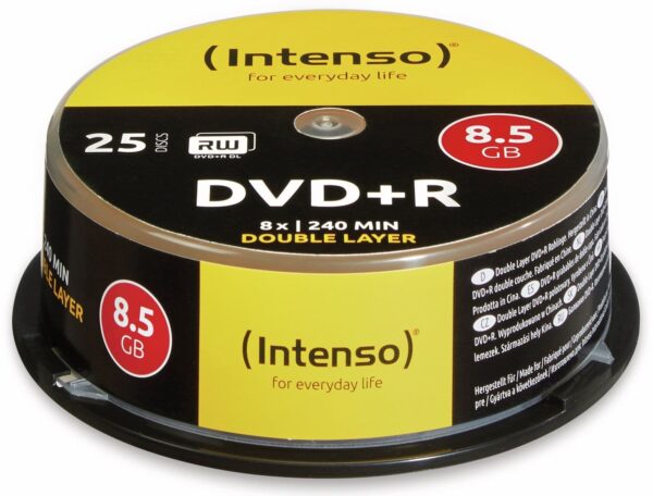 Intenso DVD+R Spindel (DoubleLayer)