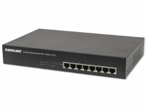 INTELLINET Ethernet Switch 561075 8-Port PoE+