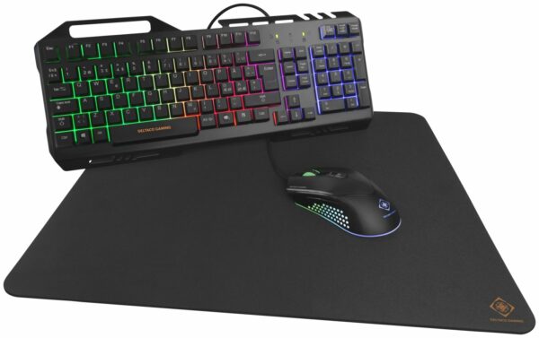 DELTACO GAMING 3 in 1 Gaming Kit mit Tastatur