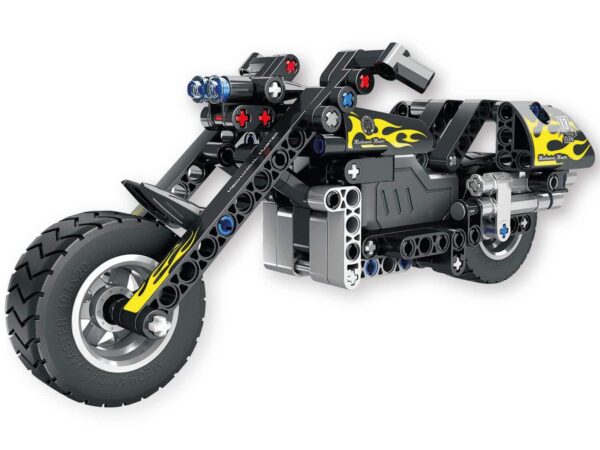 TEKNOTOYS Bausteinset Pullback Motorrad