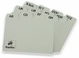 Staufen Karteiregister 75x60 mm