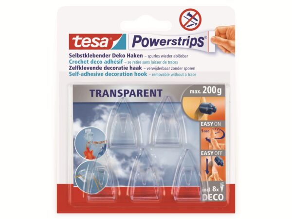 tesa Powerstrips® transparent